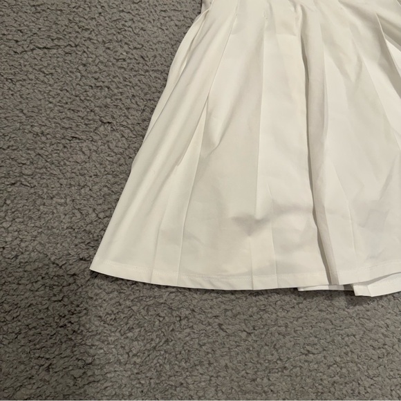 Vuori Womens Set Dress XS White Tennis Prep Pickleball Shorts Cutout Stretch Mod - Picture 2 of 16